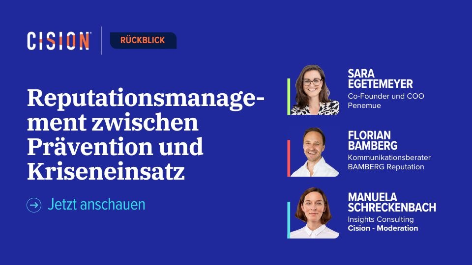 On-Demand: Reputationsmanagement zwischen Prävention und Kriseneinsatz On-Demand: Reputationsmanagement zwischen Prävention und Kriseneinsatz